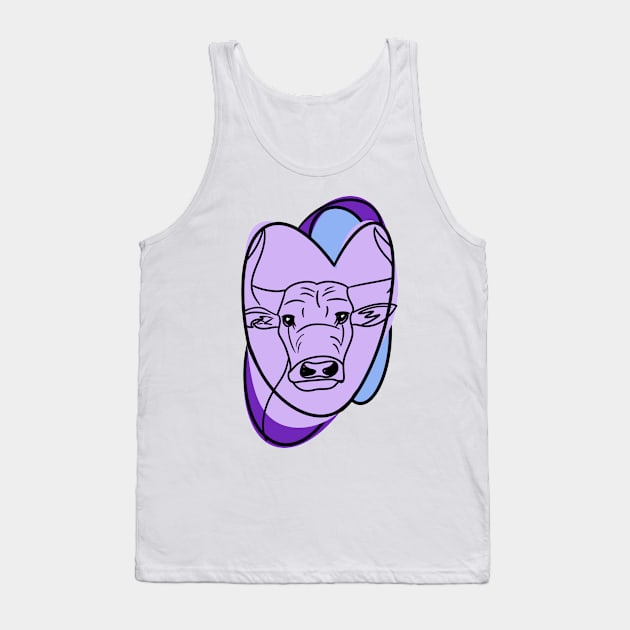 Purple Cow Tank Top by lavavamp